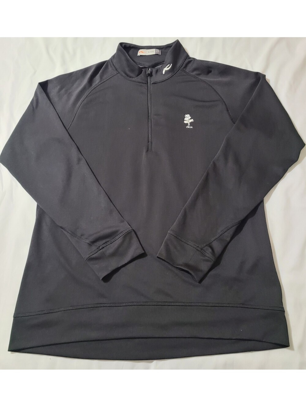 Kjus Keano X Weston Golf Club 1894 Performance Quarter Zip Mens Sz Medium Black